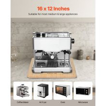 VEVOR Appliance Slider 16 x 12 in Sliding Tray for Kitchen Countertop