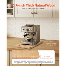 VEVOR Appliance Slider 16 x 12 in Sliding Tray for Kitchen Countertop