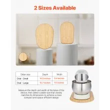VEVOR Mixer Slider Oval 15.7 x 11.1-inch for Tilt Head 5.5-8 Qt Stand Mixer