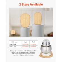VEVOR Mixer Slider Oval 14.5 x 9.4-inch for Tilt Head 4.5-5 Qt Stand Mixer