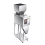 VEVOR Powder Filling Machine, 10-999g Automatic Particle Dispenser, Premium Stainless Steel, Intelligent Weighing Dispensing Filler with Foot Pedal, for Coffee Beans, Grains, Tea, Spices, Silver