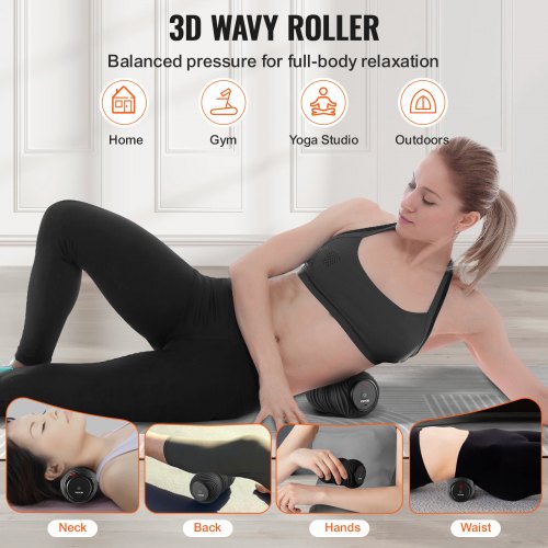 water based lubricant shoppers VEVOR Vibrating Massage Ball Roller – 4×6 Inch, 2200mAh