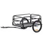 VEVOR Bike Cargo Trailer, 72.5 kg Load Capacity, Heavy-Duty Bicycle Wagon Cart, Foldable Compact Storage & Quick Release with Universal Hitch, 40.6 cm Wheels, Safe Reflectors, Fits 558.8-711.2 mm Bike Wheels