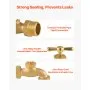Hose Bibb 3/4" MIP x 3/4" MHT Connection Brass Outdoor Water Faucet Spigot