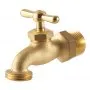 Hose Bibb 3/4" MIP x 3/4" MHT Connection Brass Outdoor Water Faucet Spigot