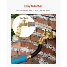 Hose Bibb 3/4" MIP x 3/4" MHT Connection Brass Outdoor Water Faucet Spigot