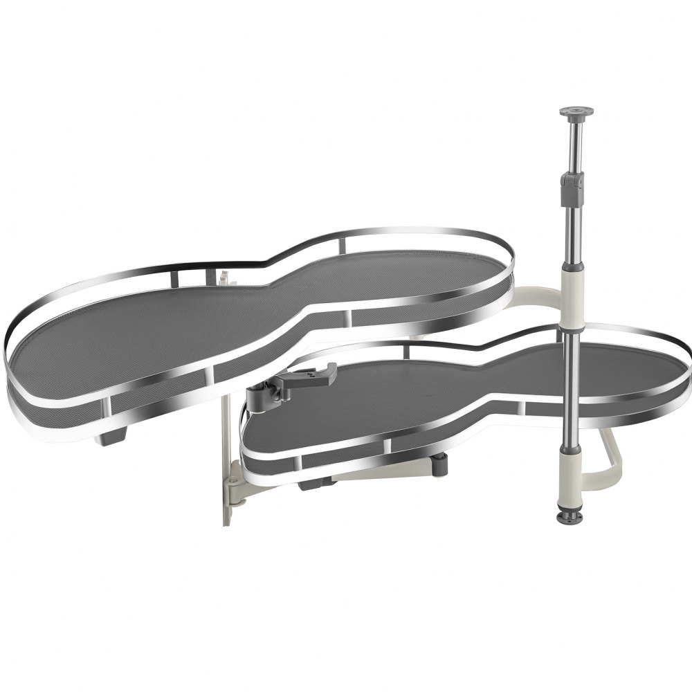 VEVOR Cloud Blind Corner Pullout Blind Corner Cabinet Pull Out for 34 In 2 Tier