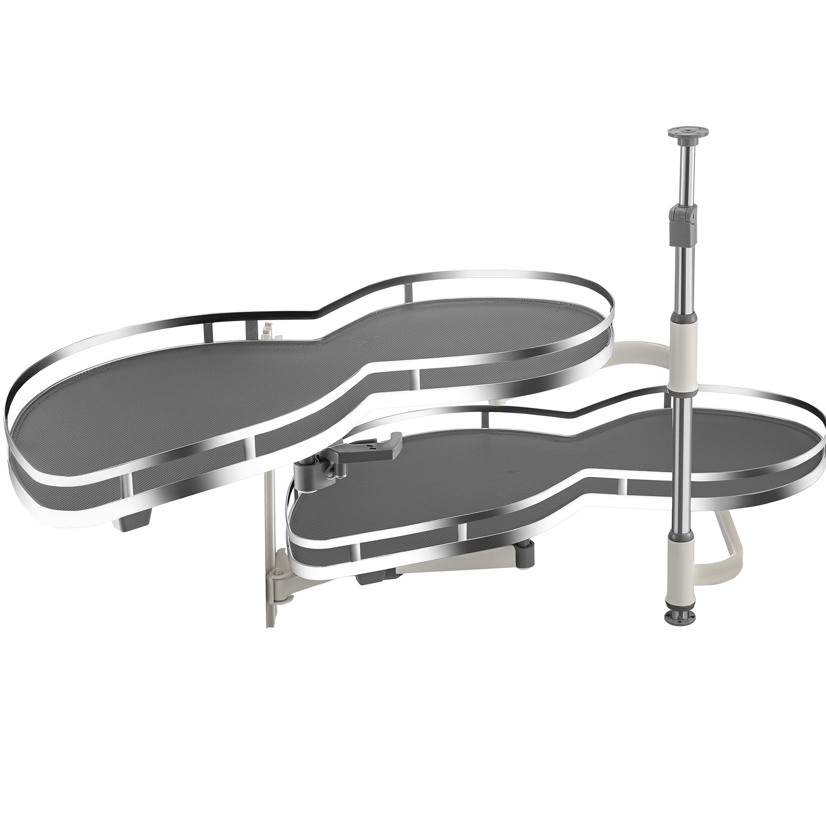 VEVOR Cloud Blind Corner Pullout Blind Corner Cabinet Pull Out for 34 In 2 Tier