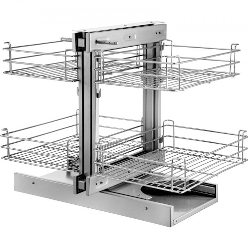 Vevor Blind Corner Cabinet Pull Out Chrome Soft Close Blind Corner 18 Inch