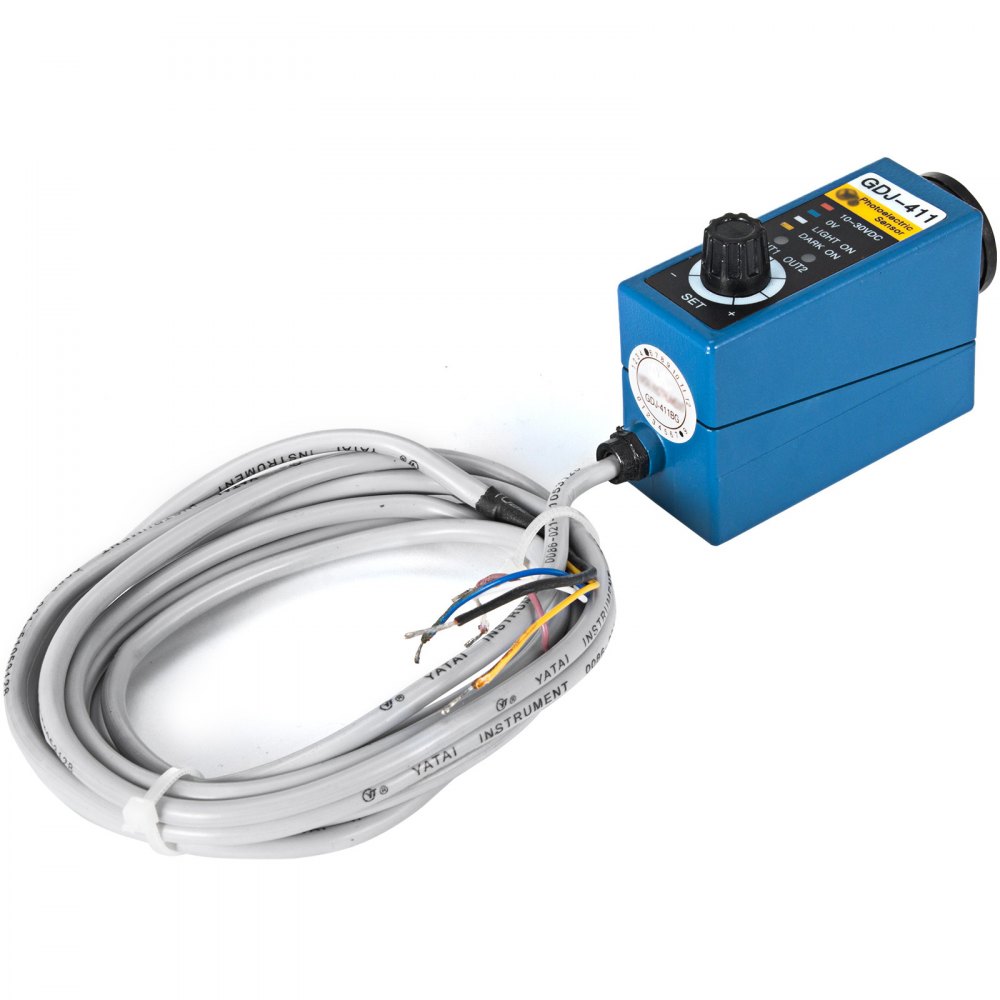 Gdj-411 Gb Green And Blue Color Photoelectric Sensor Metal Shell Indicators Knob