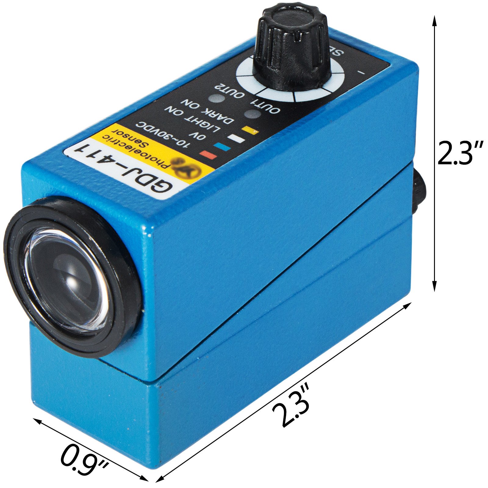 Gdj-411 Gb Green And Blue Color Photoelectric Sensor Metal Shell Indicators Knob