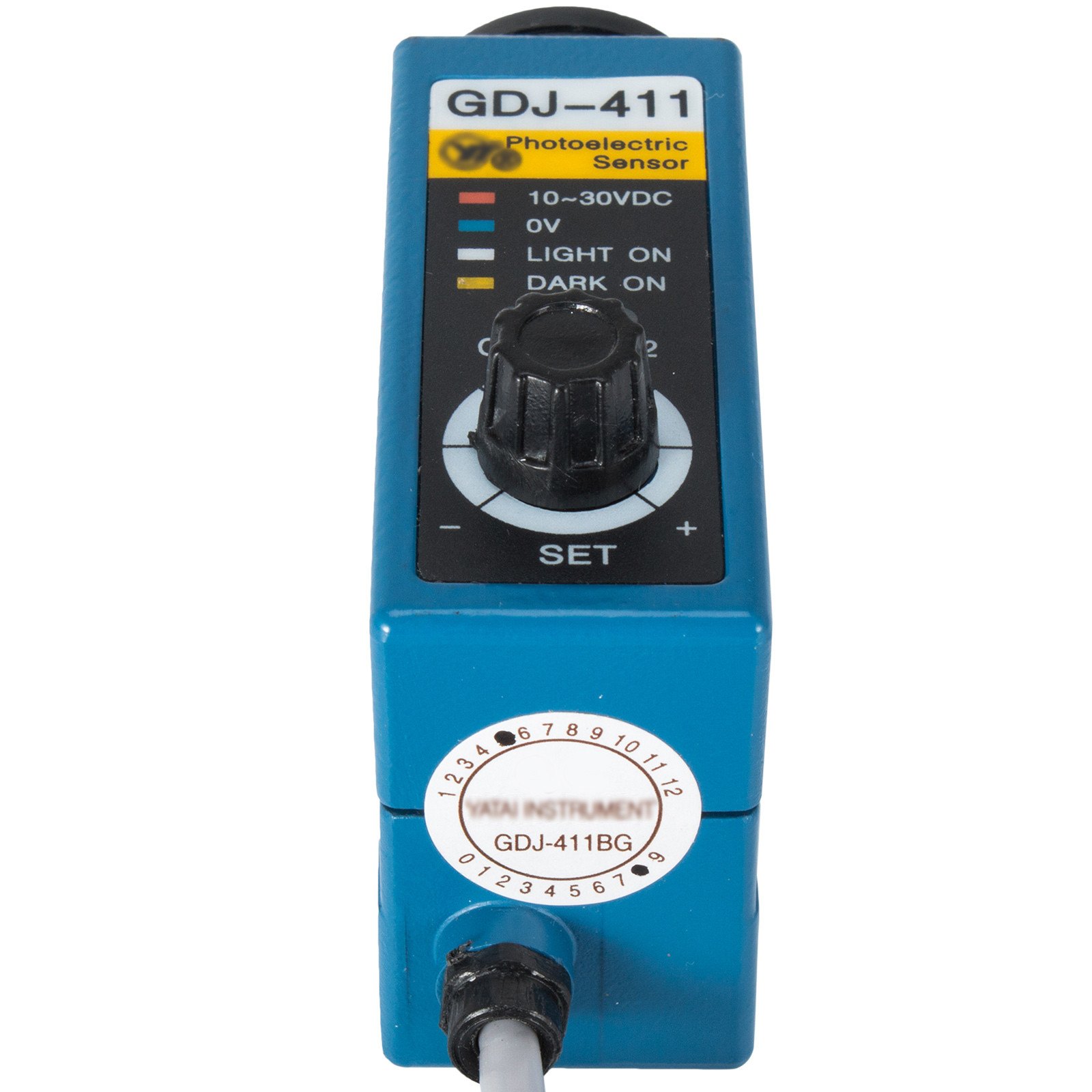 Gdj-411 Gb Green And Blue Color Photoelectric Sensor Metal Shell Indicators Knob
