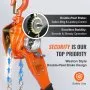 VEVOR Manual Lever Chain Hoist, 3/4 Ton 1650 lbs Capacity 10 FT Come Along, G80 Galvanized Carbon Steel with Weston Double-Pawl Brake, Auto Chain Leading & 360° Rotation Hook, for Garage Factory Dock