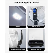 Commercial Slushy Machine 15L Margarita Smoothie Frozen Drink Slushie Maker
