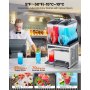Commercial Slushy Machine 15Lx2 Tank Margarita Smoothie Frozen Drink Maker