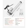 VEVOR 12V Linear Actuator, 250mm Stroke 15mm/s High-Speed 1000N Linear Motion Actuator - with IP54 Protection & Mounting Bracket for Lift Desk, Recliner Chairs, Window Door Opener