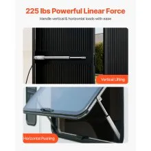 VEVOR 12V Linear Actuator, 9.84 Inch High Speed 0.6"/s Linear Motion Actuator, 225lbs/1000N with IP54 Protection & Mounting Bracket for Lift Desk, Recliner Chairs, Window Door Opener