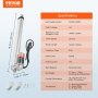 VEVOR Linear Actuator 12V 30.5 cm 1.4 cm/s High Speed 99.8 kg/1000N IP54 Protection