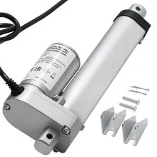 VEVOR 12V Linear Actuator, 4 Inch High Speed 0.6"/s Linear Motion Actuator, 225lbs/1000N with IP54 Protection & Mounting Bracket for Lift Desk, Recliner Chairs, Window Door Opener
