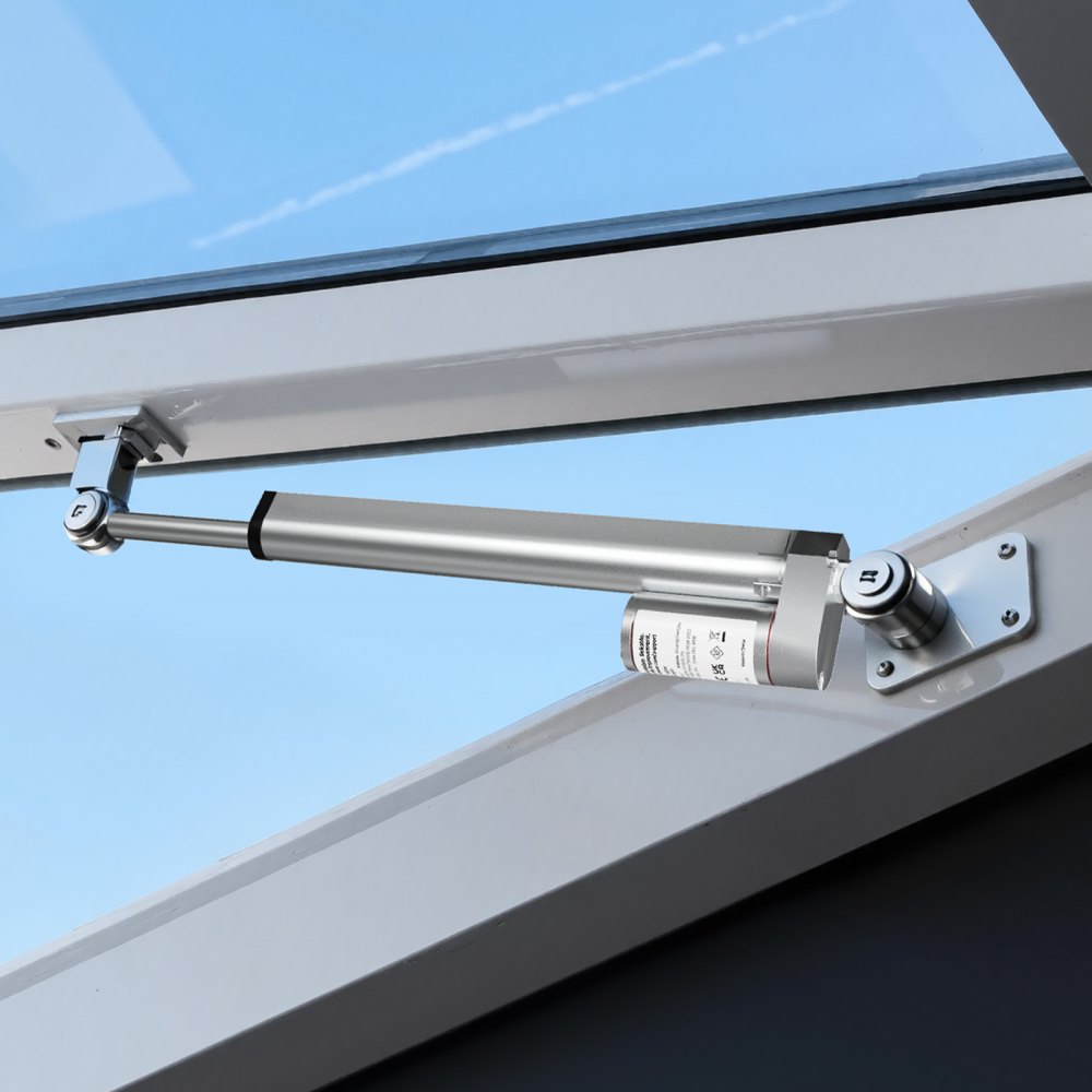 VEVOR 12V Linear Actuator, 203.2mm Stroke 15mm/s High-Speed 1000N Linear Motion Actuator - with IP54 Protection & Mounting Bracket for Lift Desk, Recliner Chairs, Window Door Opener