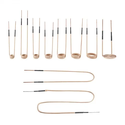 VEVOR 10Pcs Magnetic Induction Heater Coil, Inductor Heat Accessories, Mini Heater Coil Kit with Flexibility and Long Lifespan, for Removing Rusty Bolts and Nuts, 8 Coils + 1 U-Shaped + 1 Free Forming