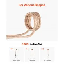 VEVOR Induction Heater Bolt Removal, 1100W 110V Magnetic Induction Heater Kit, Handheld Nut Buster Tool, Mini Heating Machine for Rusty Screw Removing, Car Garage Repairing Tools with 3 Coil