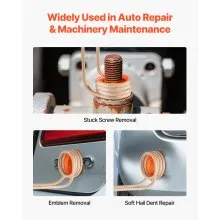 VEVOR Induction Heater Bolt Removal, 1100W 110V Magnetic Induction Heater Kit, Handheld Nut Buster Tool, Mini Heating Machine for Rusty Screw Removing, Car Garage Repairing Tools with 3 Coil