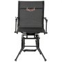 VEVOR Hunting Chair, 360° Silent Swivel, Foldable Lightweight Portable Blind Chair, Heavy-Duty Steel Frame Ground Stool Seat, with Armrest, Adjustable Carry Strap, 136 Kg Capacity for Fishing Camping