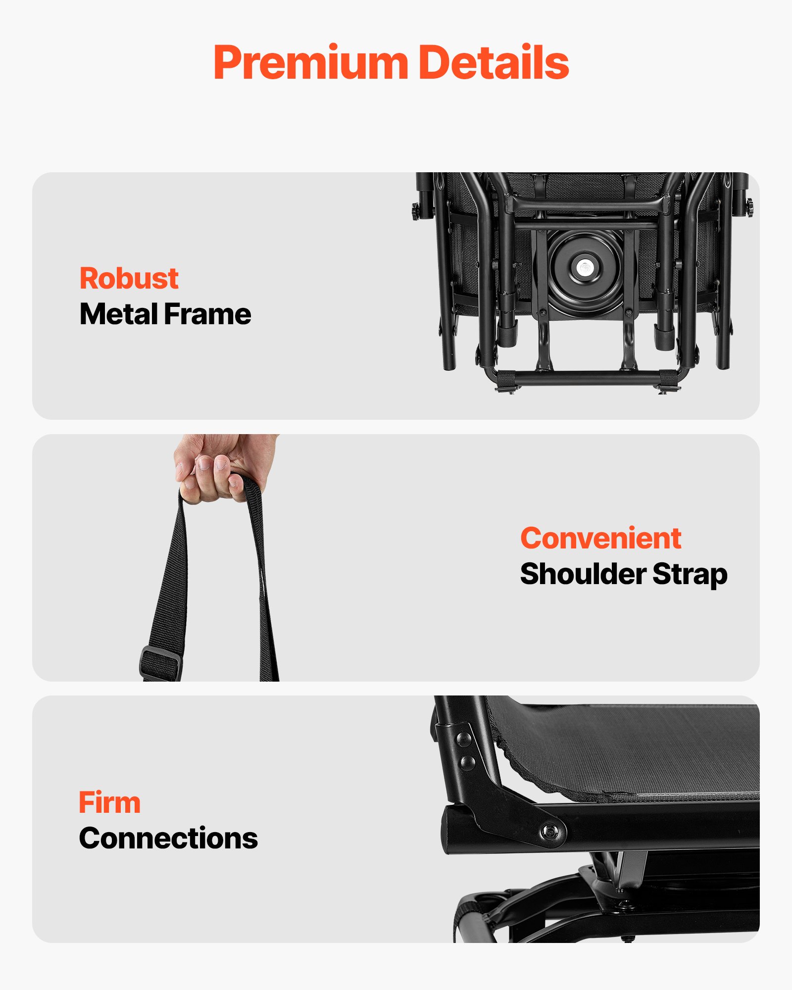 VEVOR Hunting Chair, 360° Silent Swivel, Foldable Lightweight Portable Blind Chair, Heavy-Duty Steel Frame Ground Stool Seat, with Armrest, Adjustable Carry Strap, 136 Kg Capacity for Fishing Camping