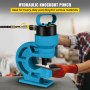 VEVOR CH-60 Hydraulic Hole Punching Tool 31T Hole Digger Force Puncher Smooth Hole Puncher for Iron Plate Copper Bar Aluminum Stainless Steel