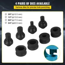 VEVOR CH-60 Hydraulic Hole Punching Tool 31T Hole Digger Force Puncher Smooth Hole Puncher for Iron Plate Copper Bar Aluminum Stainless Steel