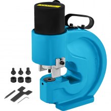 VEVOR 10 Ton Hydraulic Knockout Punch Driver Kit Hole Tool 1/2 in. - 2 in.  with 6 Dies S10T240CR16MM3UYFV0 - The Home Depot