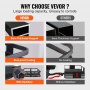 VEVOR Hitch Cargo Carrier, 53 x 19 x 5 in Trailer Hitch Mounted Steel Carrier Basket, 500lb Loading Luggage Carrier Rack with Stabilizer, Cargo Net, Straps, Fits 2" Hitch Receiver for SUV Truck Pickup