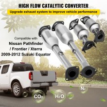 Catalytic Converter Fits 05-14 Nissan Frontier 05-12 Xterra Pathfinder 4.0L Set
