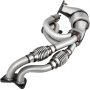 VEVOR Catalytic Converter Direct Fit Front Exhaust Manifold High Flow Catalytic Converter Compatible with Subaru Impreza, Legacy, Forester, Outback, 06-10, 4 Cyl 2.5L Except Turbo with Gasket Kit
