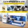 Cj18a 7x14 Mini Lathe Blue Package Αξεσουάρ Dc Motor Bench Top Variable Speed