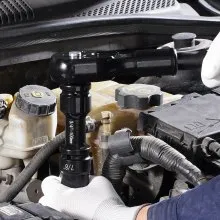 VEVOR 3/4 in Drive Impact Socket Set, 27 Pieces SAE 7/8 in to 2 in and Metric 22 mm to 50 mm, 6 Point Cr-V Alloy Steel for Auto Repair, Includes Extension Bars, Ratchet Handle and Storage Case