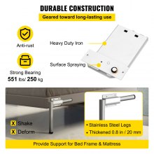 DIY Murphy Bed Springs Mechanism Hardware Kit Horizontal for Twin Size Bed