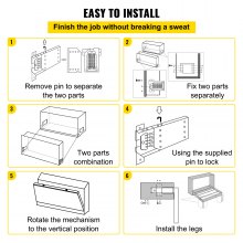 DIY Murphy Bed Springs Mechanism Hardware Kit Horizontal for Twin Size Bed