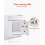 Shaker Base Cabinet 30" W x 24" D x 34.5" H Ready to Assemble Cabinet White