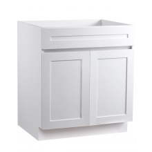 Shaker Base Cabinet 30" W x 24" D x 34.5" H Ready to Assemble Cabinet White