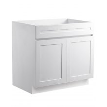 Shaker Base Cabinet 36" W x 24" D x 34.5" H Ready to Assemble Cabinet White