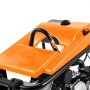 VEVOR Jumping Jack Compactor, 6.5 HP Vibratory Rammer Fuel-Powered 196 cc Engine Tamper, 3600 lbs Impact Force, 26" Max Compaction Depth, for Soil, Gravel, Footings, Concrete Slabs, and Foundations