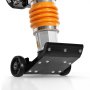Compactadora vibratoria VEVOR Jumping Jack, apisonadora vibratoria de 6,5 HP con motor de 196 cc a combustible, fuerza de impacto de 3600 lbs, profundidad máxima de compactación de 26", para suelo, grava, zapatas, losas de hormigón y bases.
