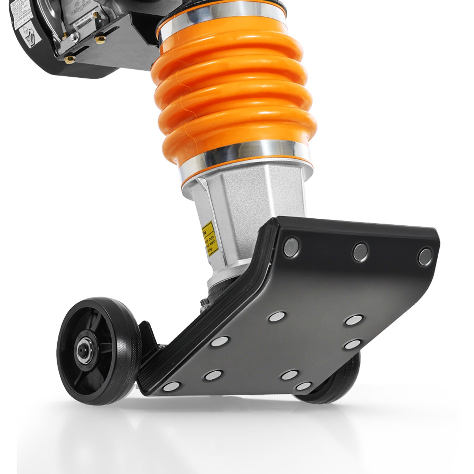 VEVOR Jumping Jack Compactor, 6.5 HP Vibratory Rammer Fuel-Powered 196 cc Engine Tamper, 3600 lbs Impact Force, 26" Max Compaction Depth, Four-Spring, for Soil, Gravel, Concrete Slabs, Foundations