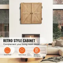 VEVOR Solid Wood Dartboard Cabine Official Size (Dartboard Not Included)