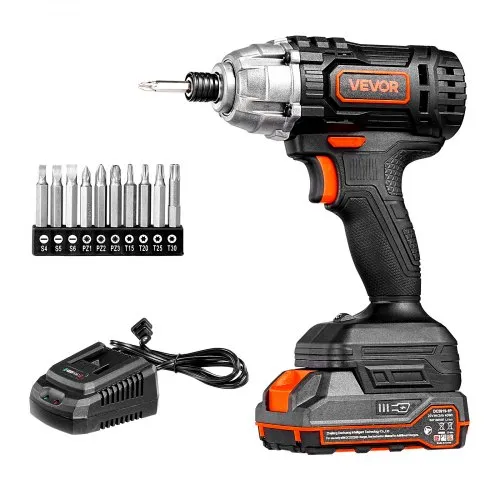 VEVOR Impact Driver, 1/4 Inch, 2800 RPM Max Speed, 20 V Powerful