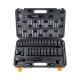 VEVOR 1/2" Drive Impact Socket Set, 33 Piece Socket Set SAE 3/8"-1" and Metric 10-24mm, 6 Point Cr-V Alloy Steel for Auto Repair, Easy-to-Read Size Markings, Rugged Construction, Includes Storage Case