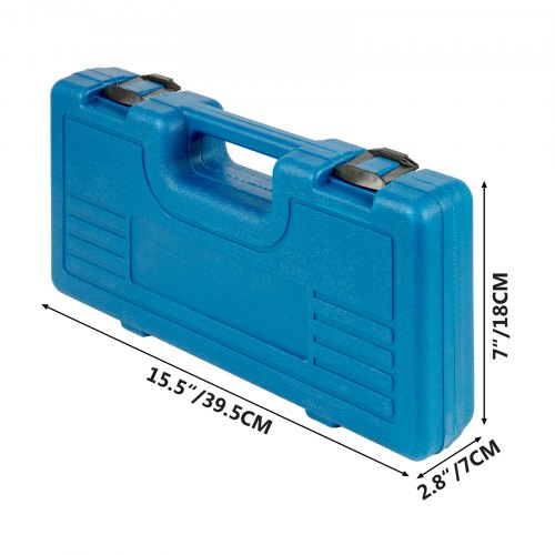 VEVOR Impact Socket Set 1/2 Inches 19 Piece Impact Sockets, Standard Socket Assortment, 1/2 Inches Drive Socket Set Impact Standard SAE (3/8 Inches to 1-1/2 Inches) 6-point Hex Sockets