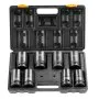 VEVOR Impact Sockets Set 8pcs 6-Point 2.5 cm Drive Bit Ratchet Tool Kit Case